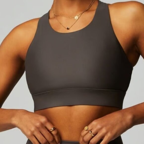 NWT - Fabletics No-Bounce Sports Bra - High Impact - Taupe Slate - XL - Picture 5 of 5